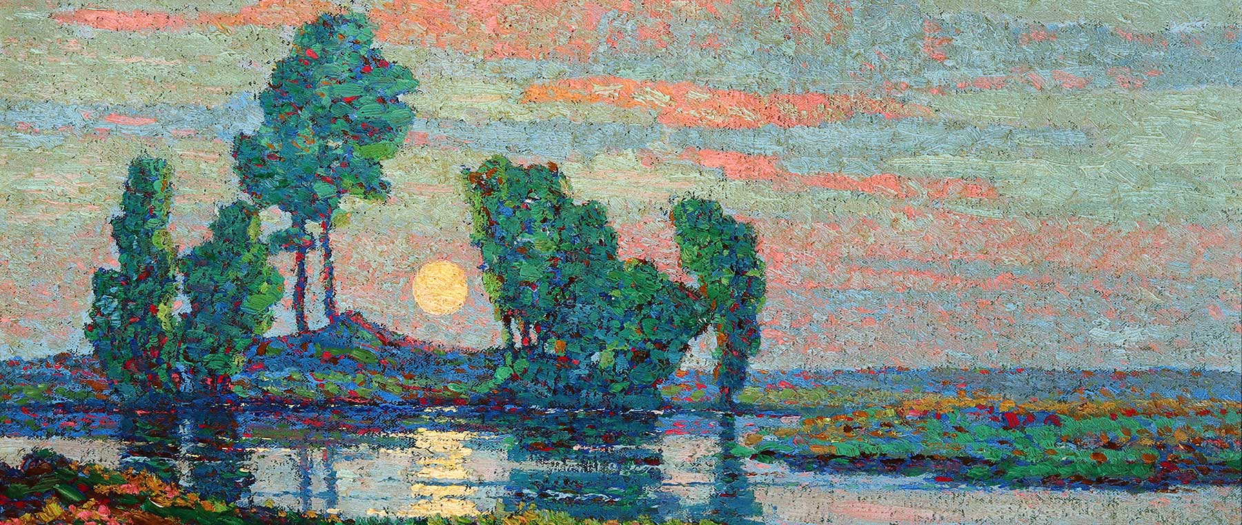 Birger Sandzen oil painting sold at auction by Soulis